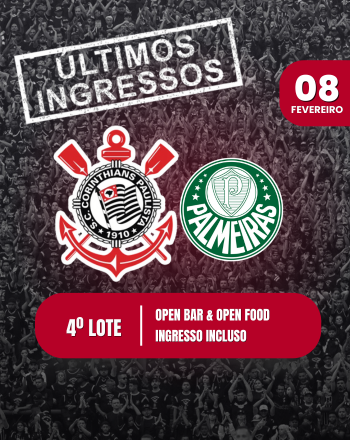 Corinthians x Palmeiras 08-02 – Campeonato Paulista 2026
