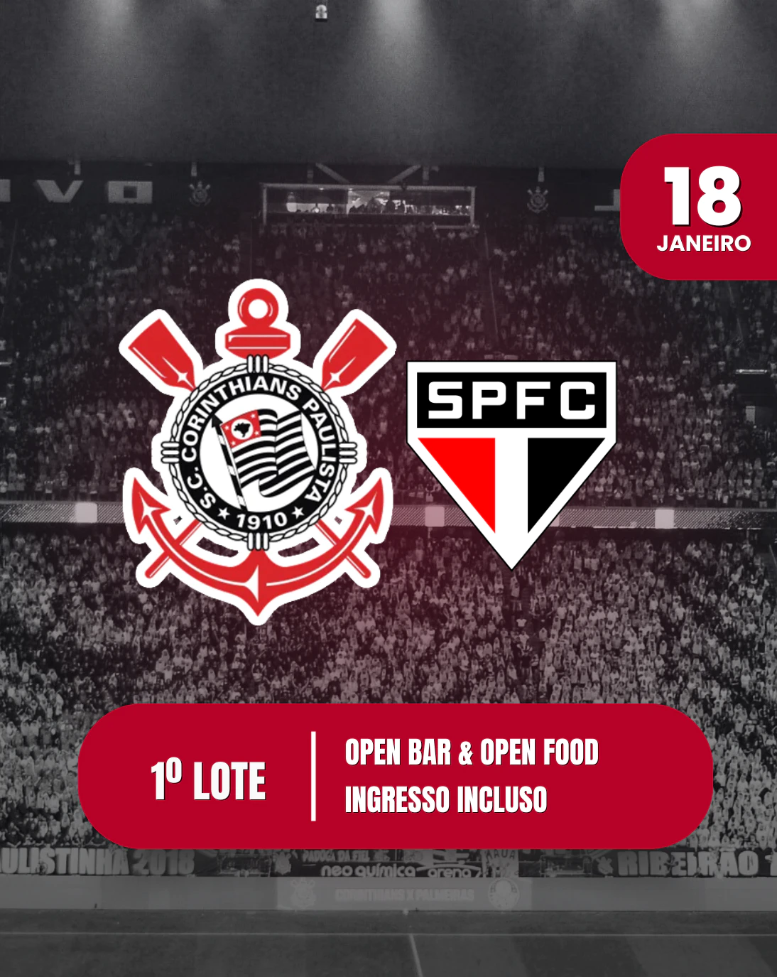 Corinthians x São Paulo 18-01 - Campeonato Paulista 2026