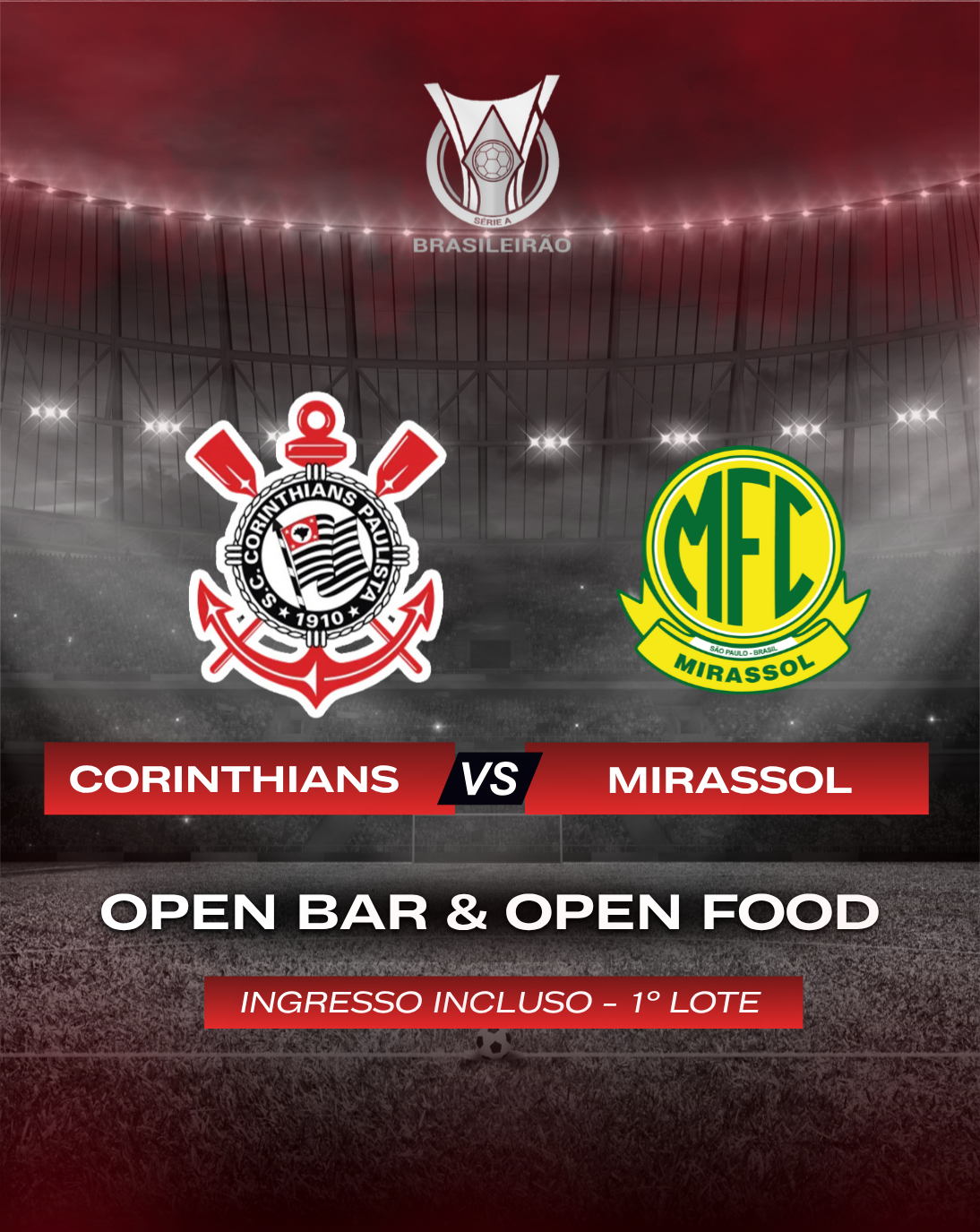 Corinthians x Mirassol – Campeonato Brasileiro 2026