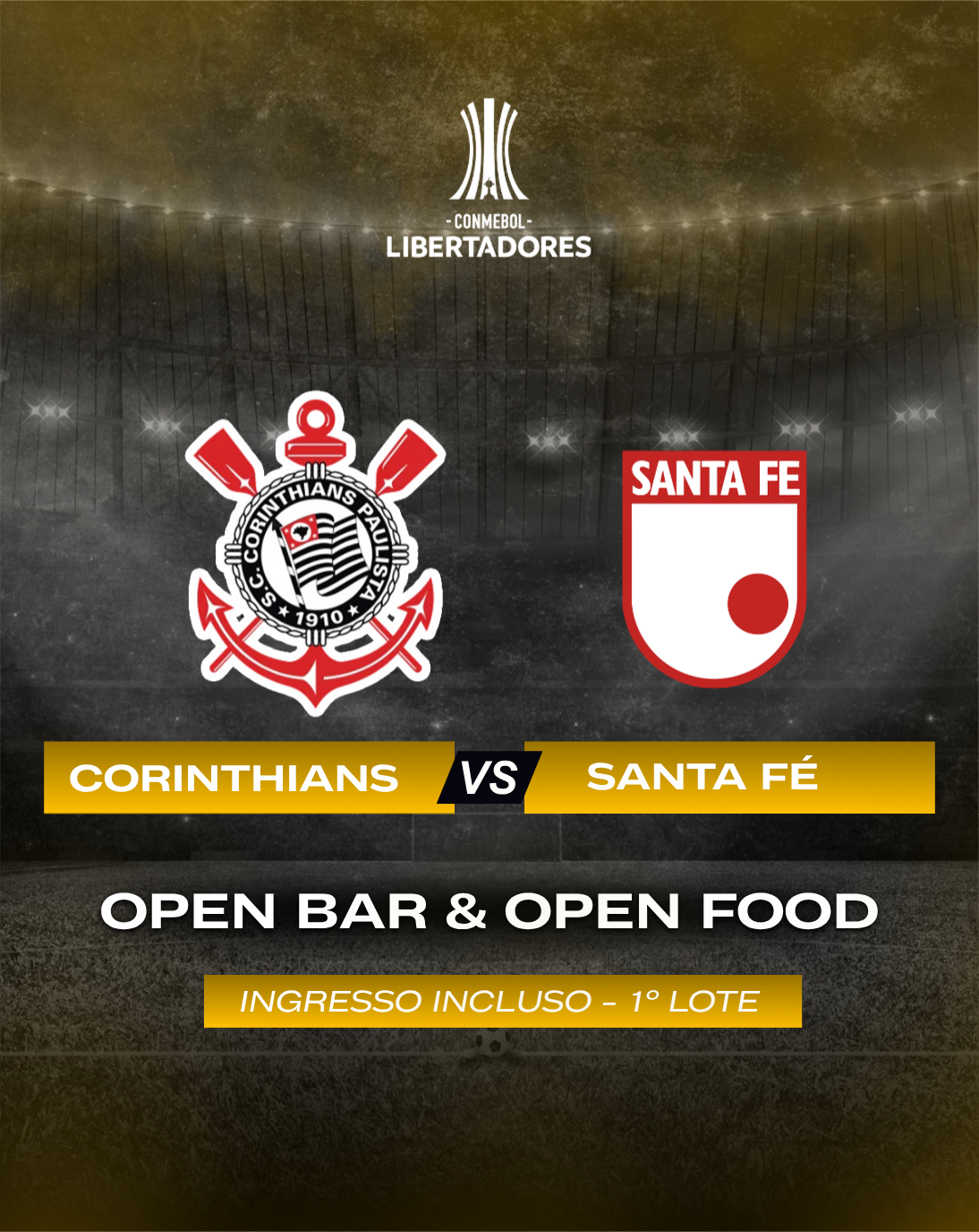 Corinthians x Santa Fé – Copa Libertadores 2026
